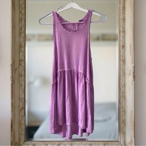 POL Lavender Lace Babydoll Tank | Coquette Dream